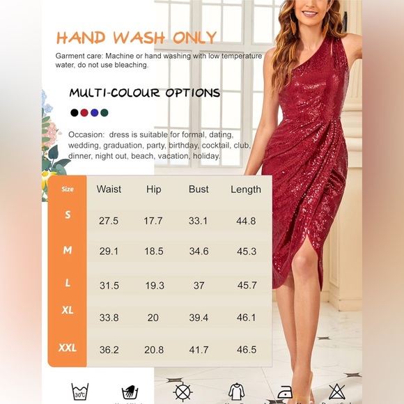 NWOT Women’s Stunning Royal Blue Plus Size One Shoulder Rouched Bodycon Dress - Picture 6 of 7